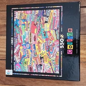 550 piece Ceaco brand puzzle with a Candy collage picture.